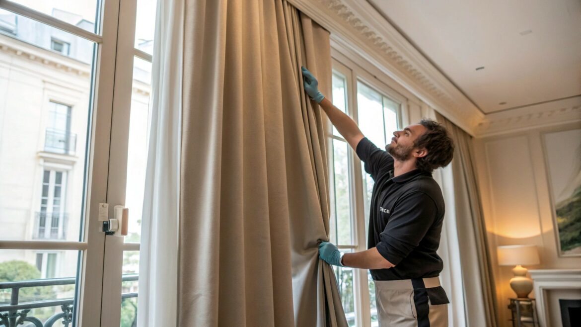 Textiles techniques et nano-protection : innovations dans l'entretien des rideaux