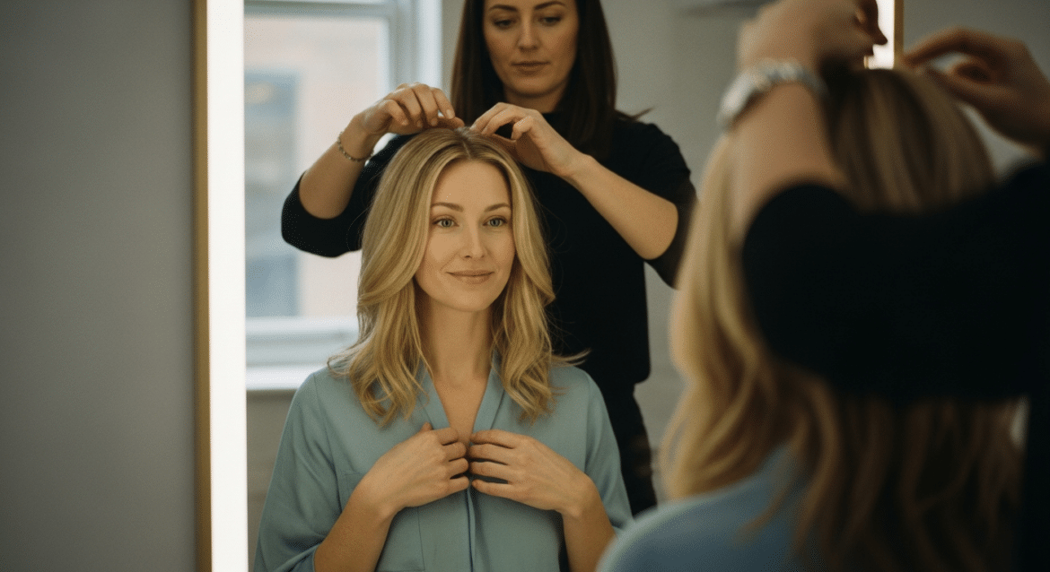 Acheter une perruque naturelle blonde sans tomber sur du synthétique